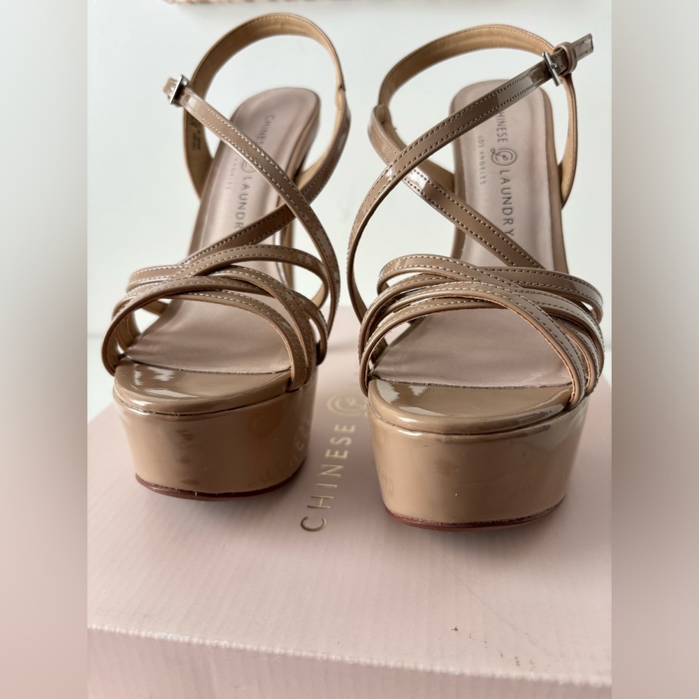 Chinese Laundry Teaser Heels in Nude